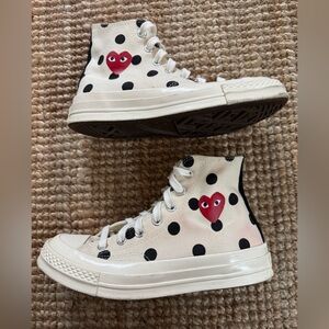 Comme Des Garçons Play x Converse Chuck 70 Hi Polka Dot Sneakers
